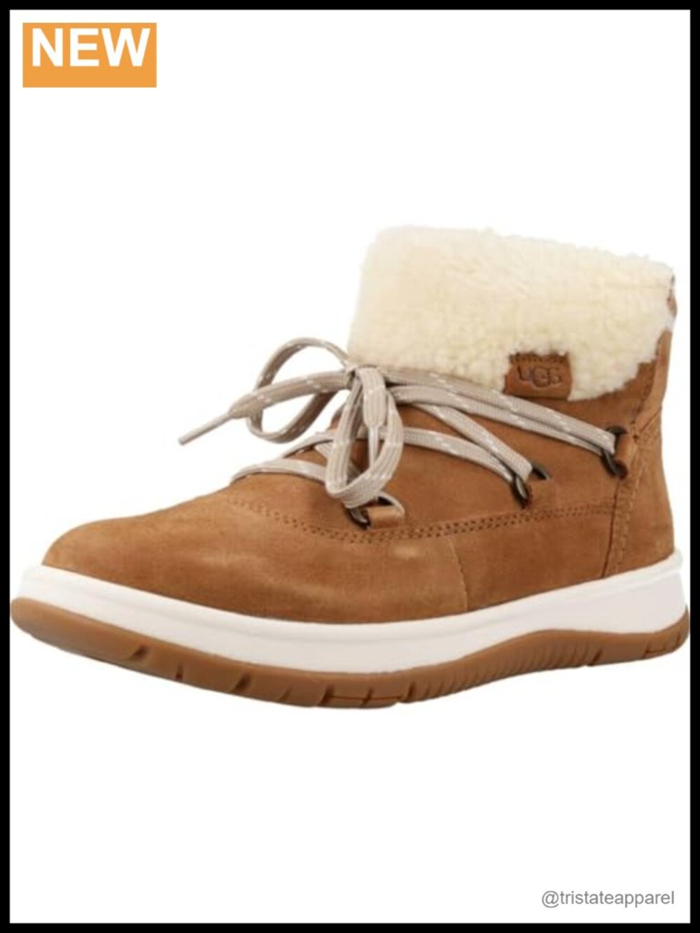 Waterproof Suede Ankle Boots Lace Up Fleece Lined Women's Chukka Boots